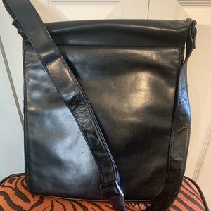 Genuine Leather Crossbody Organizer